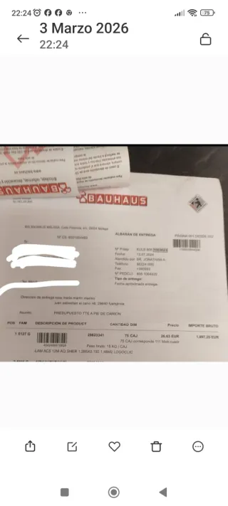 Tarima flotante roble