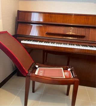 Piano Vertical Calisia con banqueta Transporte inc