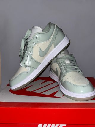 Zapatillas Nike Air Jordan 1 Low Beige/Verde