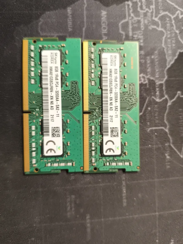 16 GB 2x8 SK hynix DDR4 3200MHz SODIMM