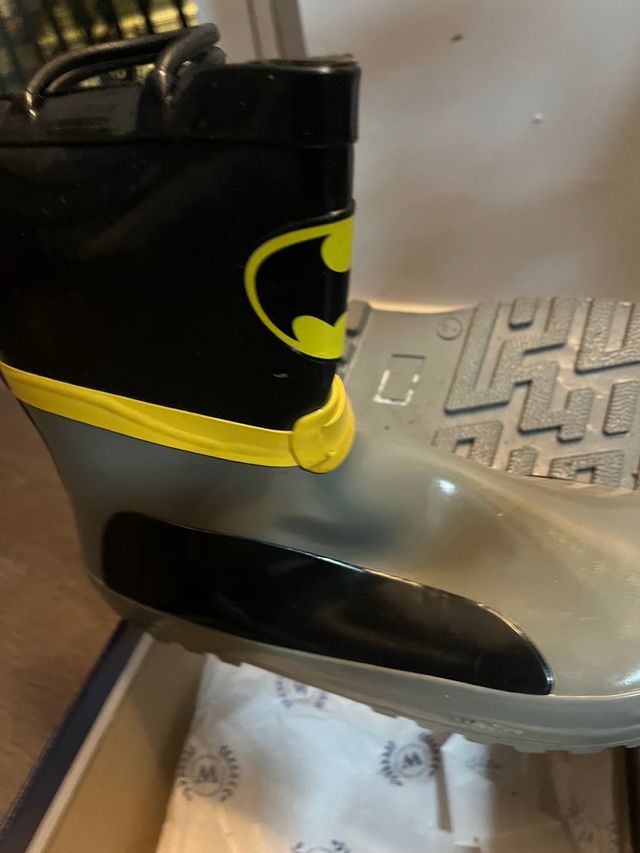Botas agua niño Batman Talla 34