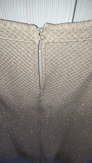 Vestido color oro - talla L