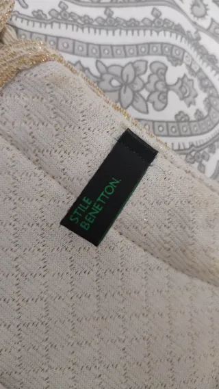 Vestido color oro - talla L