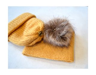 Conjunto Gorro y Braga Punto Pluto