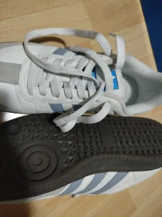 Adidas Samba Blancas y Grises