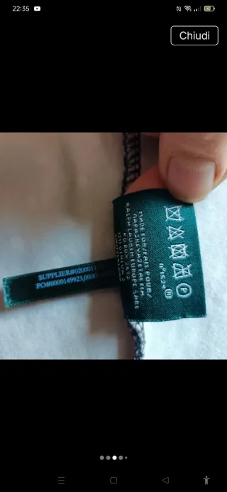 Vestito Ralph Lauren autentico