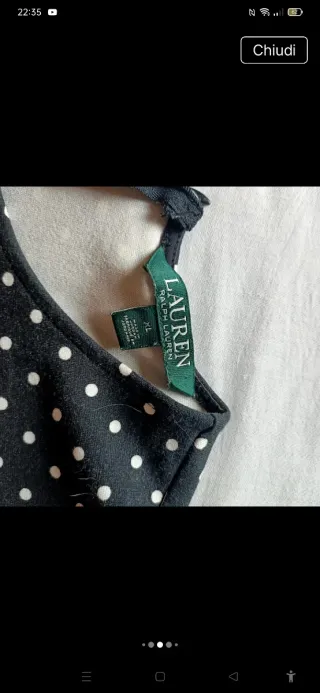 Vestito Ralph Lauren autentico