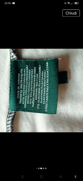 Vestito Ralph Lauren autentico