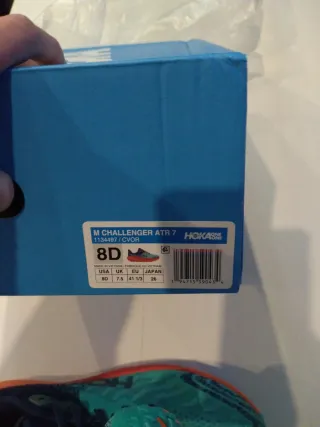 Hoka Playeros Naranja y Turquesa