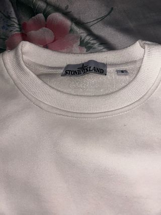 Sudadera Stone Island Blanca