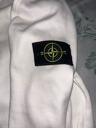 Sudadera Stone Island Blanca