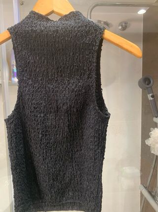 Mango Top Negro Talla XS