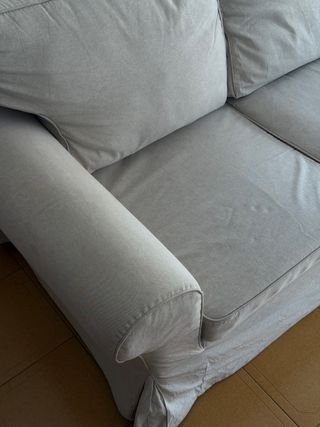 Sofá 3 plazas beige