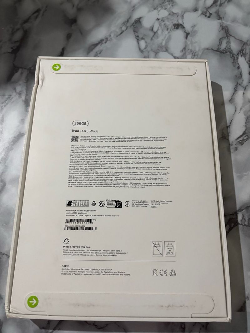 iPad A16 264GB Rosa NUEVA SIN ABRIR afbeelding 3