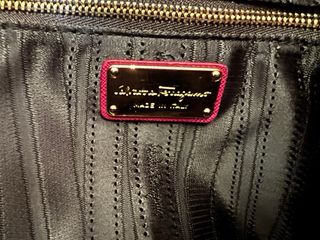 Borsa Salvatore Ferragamo Rosa/Granato