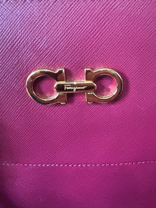 Borsa Salvatore Ferragamo Rosa/Granato