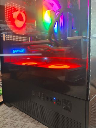 PC Gaming Negro 32GB RX570 Xeon(i7) NVMe PC-218