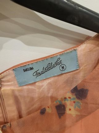 Vestido Tiralahilacha plisado floral M