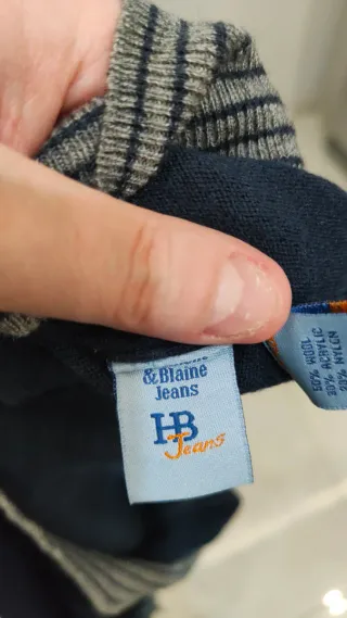 Maglione Harmont & Blaine V-Neck Blu