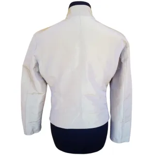 Bomber giacca impermeabile colore beige/oro