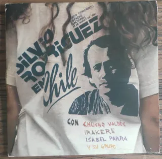Triple LP Silvio Rodríguez en Chile 1990