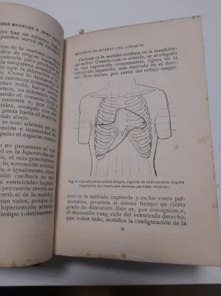 LIBRO ANTIGUO METODOS DE EXAMEN DEL CORAZON 1919