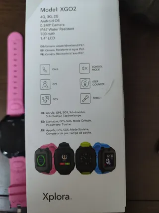 Xplora XGO2 Smartwatch Niños Rosa