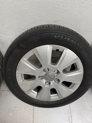 4 Llantas Originales Audi A4 B7 R16 y neumáticos