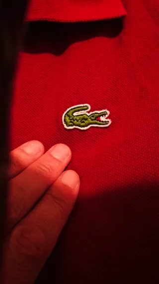 Polo original Lacoste T54 Rojo
