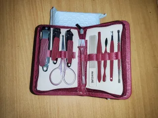 Kit manicura y pedicura profesional con estuche