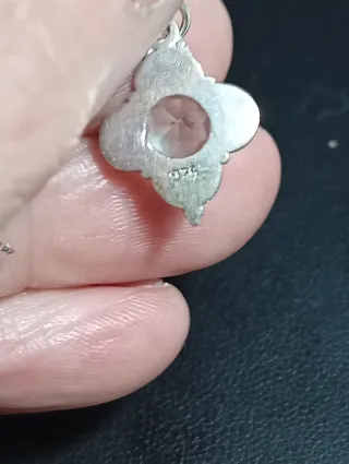 Pendientes Plata Ley topacio