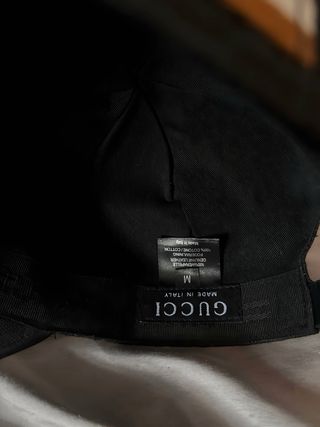 Gorra Gucci Negra Ajustable