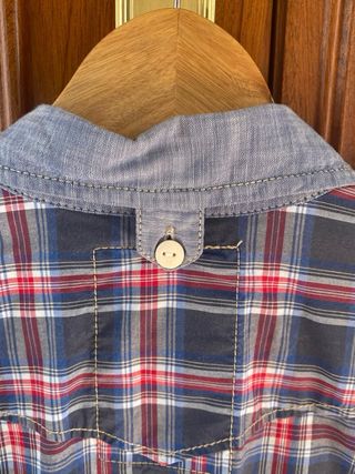 Camisa Scotch & Soda cuadros azul y rojo