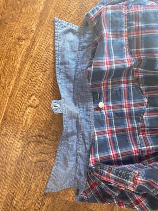 Camisa Scotch & Soda cuadros azul y rojo