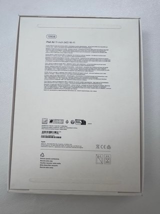iPad Air 11 M2 Azul con caja original, y una funda