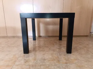 2 Mesas bajas de madera negras