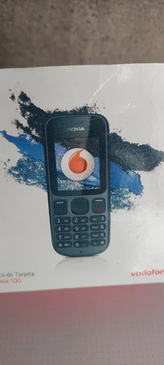 Teléfono Móvil Nokia 100 Vodafone Negro