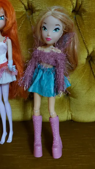 Lotto 3 Bambole Winx con Borsa