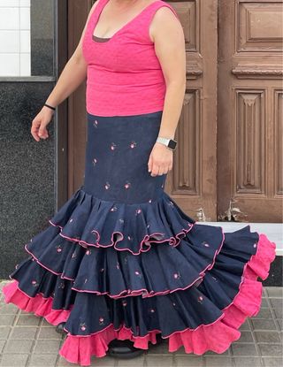 Traje de Flamenca Talla 40/42 dos piezas