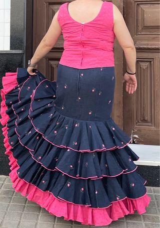 Traje de Flamenca Talla 40/42 dos piezas
