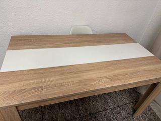 Mesa de comedor roble ya desmontada