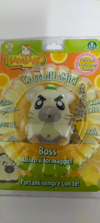 Portachiavi Hamtaro Boss Coccolhamici