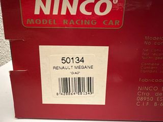 Coche Scalextric Ninco Renault Megane Diac