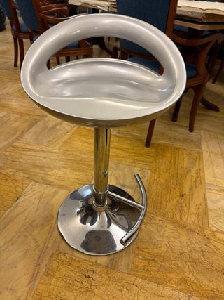 Taburete vintage metal