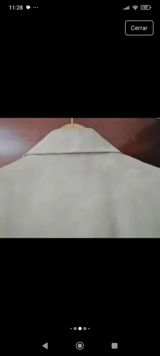 Chaqueta piel flecos