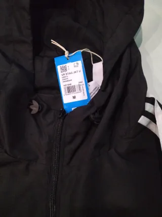 Chaqueta Cortavientos Adidas Negra