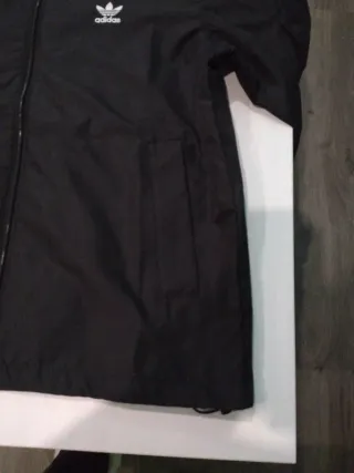 Chaqueta Cortavientos Adidas Negra