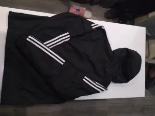 Chaqueta Cortavientos Adidas Negra