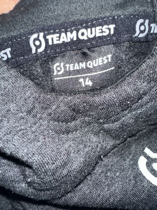 Sudadera gris con logo