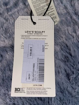 Vaqueros Levi's Mujer Negros